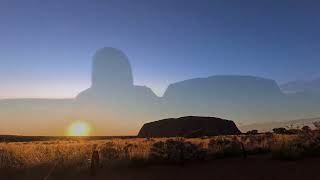 Sunrise of Uluru 2024 [upl. by Etteuqal936]