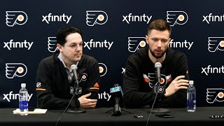 329 Press Conference Daniel Briere amp Ivan Fedotov [upl. by Kyne]