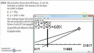 Matematik 5000 Ma 2bc VUX  Kapitel 1  Ekvationssystem  Tillämpningar och problemlösning  1453 [upl. by Letsou829]