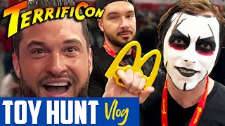 Wardlow Danhausen amp Ethan Page takeover Terrificon 2023 • Toy Hunt Vlog [upl. by Kentiga]