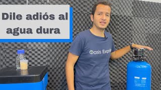 ¿Cómo funciona un filtro suavizador  Ablandador de agua  Oasis Exprés [upl. by Nitas328]