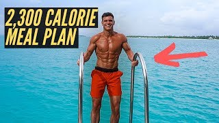 What I Eat To Get This Physique 2300 Calorie Full Day Of Eating  Rob Lipsett [upl. by Wina298]