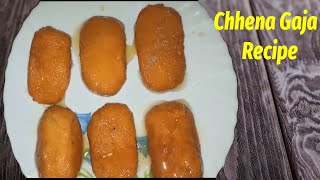 Chhena gaja  How to prepare Chhena Gaja recipe at Home  Desert Recipe  Awesome cooking at Home [upl. by Zulch]