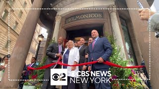 NYC landmark Delmonicos reopens after 3year pandemic closure [upl. by Germaun191]