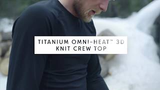 Mens Titanium OmniHeat™ 3D Knit Crew Top [upl. by Annahsirhc]