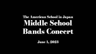 June 1 2023  Middle School Bands Concert [upl. by Euqnomod]