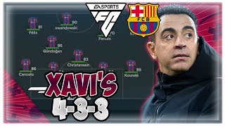 Replicate Xavis Barcelona Tactics in FC24 [upl. by Llerdna496]