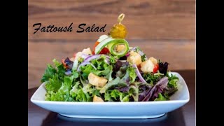 Arabic Fattoush Salad RecipeFattoush Salad Recipe [upl. by Adnohsal]