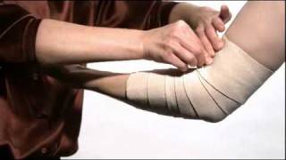 How to Wrap an Elbow with ACE™ Brand Elastic Bandages [upl. by Crockett]