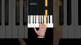 🎄A Christmas song you can learn in SECONDS 🎹 piano shorts [upl. by Behah]