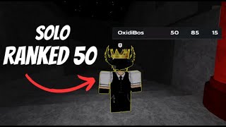 Ranked Solo In The Strongest Battleground roblox thestrongestbattlegrounds ranked solo [upl. by Ltihcox]