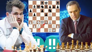 Intense chess game 25 Garry Kasparov vs Magnus Carlsen [upl. by Iveksarap]