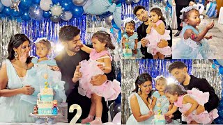 Gurmeet Choudhary And Debina Bonnerjee Daughter Divisha 2st Birthday Party With Liana [upl. by Rawna496]