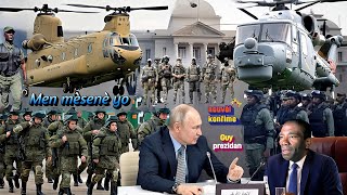 MesenĂ¨ Russe yo fĂ¨k Pot Ăd pou Guy Phillipe ElikoptĂ¨ pirĂ¨d sou tĂ¨t palĂ¨ nasyonal Putin vin sove nou [upl. by Enileve493]