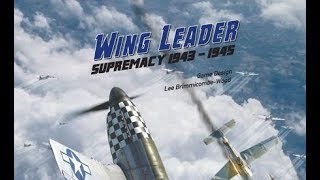 Wing Leader Supremacy GMT Games Component Overview [upl. by Anertak821]