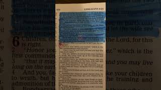 Ephesians 52533 part 1  Daily Scripture 2024  bible biblereading shorts [upl. by Arahk]