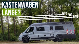 Die quotrichtigequot Kastenwagen Länge  540 vs 600 vs 640 [upl. by Igig]