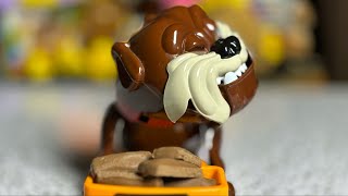 Mad Dog beware dont take his favorite Dove Chocolate ASMR 😀😆 scary dog funnytoy asmr toys [upl. by Tigirb50]