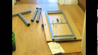 Ikea GALANT Desk Timelapse Assembly [upl. by Nylhtiak]