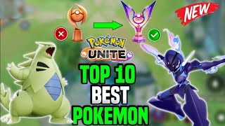 Top 10 Best Pokemon for Solo Ranking New Meta Must watch it  Pokemon unite [upl. by Vickie]