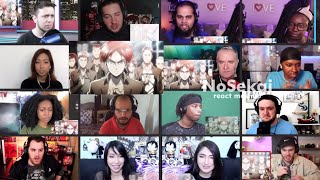 Attack on Titan Opening 1 「Guren no Yumiya」  React Mashup 進撃の巨人OP1 [upl. by Zumstein]