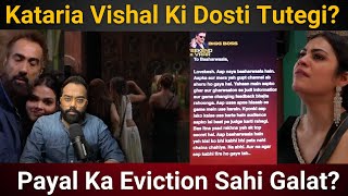 PAYAL ELVICTED  KATARIA VISHAL KI DOSTI TODENGE BIGG BOSS OTT 3 [upl. by Dworman]