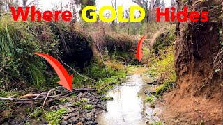 Find WHERE GOLD Hides in any CREEK [upl. by Karilynn]