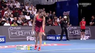 Serena Williams vs Ana Ivanovic FULL MATCH IPTL Manila 2015 HD [upl. by Charters821]