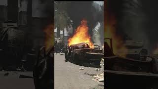 Just Happened Iranian Troops Destroy Merkava Tank Convoy in City 300 shorts arma3 [upl. by Nauh]