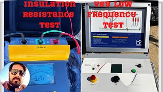 VLF test  IR test  Very low frequency test for high voltage cables  Insulation resistance test [upl. by Atires524]