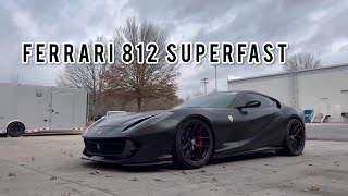 Exterior Detail on a Ferrari 812 Superfast [upl. by Enahpad178]