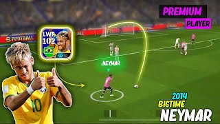 Neymar bigtime 2014 pack is just electric 🥶 Efootball 2025 [upl. by Idnac8]