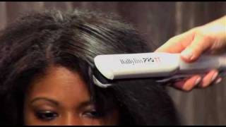 Babyliss Pro TT Steam Flat Iron Tutorial [upl. by Noinatrad335]