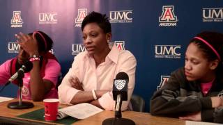 Coach Niya Butts Post Game 2511 By Arizona Athletics [upl. by Yenhpad]