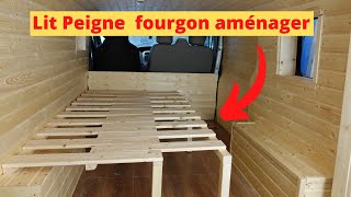 FABRIQUER SON LIT PLIABLE 😁 Fourgon Aménager  Lit Peigne  Episode 5  SebAgri [upl. by Nuhsar]