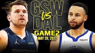 Golden State Warriors vs Dallas Mavericks Game 2 Full Highlights  2022 WCF  FreeDawkins [upl. by Ada]