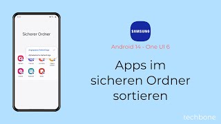 Apps im sicheren Ordner sortieren  Samsung Android 14  One UI 6 [upl. by Einnos594]