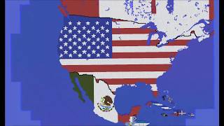 The World Flag Map  Minecraft Edition [upl. by Copland]