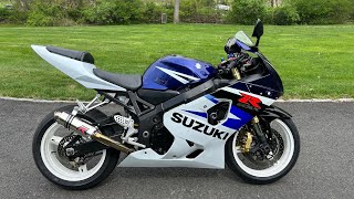 2004 Suzuki GSXR 750  Start up and Highway Blast [upl. by Emilio731]