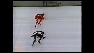 European Championships Allround Sarajevo 1991  10 km Koss  Veldkamp [upl. by Alegnave]