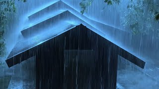 Sleeping Deeply In A Corrugated Iron House With Heavy Rain And Fierce Thunderstorms At Night [upl. by Alguire]