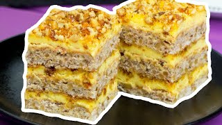 Идеален десерт за любителите на сладкиши Вкусът на този орехов сладкиш е незабравим I Apetiten TV [upl. by Nonnahsal857]