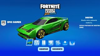 Fortnite X Rocket League Sideswipe Diestro Dorado Android [upl. by Esiuole592]