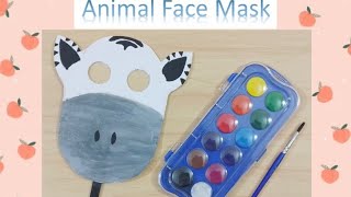 animal face mask  Animal face mask making diy animal face mask diy craft [upl. by Delano309]