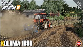 Potatoes harvesting old style ⭐ Kolonia 1990 65 ⭐ Farming Simulator 19 Timelapse [upl. by Fredel3]