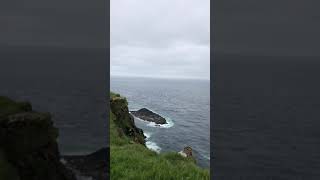 Mykines flying puffins [upl. by Hsac]