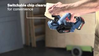 Bosch GHO 144 VLI  GHO 18 VLI Professional Cordless Planer [upl. by Chiarra]