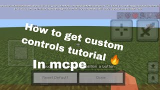 Finally Custom Touch Controls for MCPE heres How to enable it [upl. by Iret]