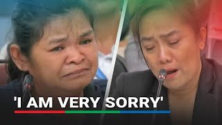 Tearful Garma stops exit of drug war victims families to apologize  ABSCBN News [upl. by Eniamor117]