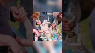 Method of Scrotum Cutting in Sheep any Breed sheep goats goatfarming reels shorts viralvideo [upl. by Neslund]